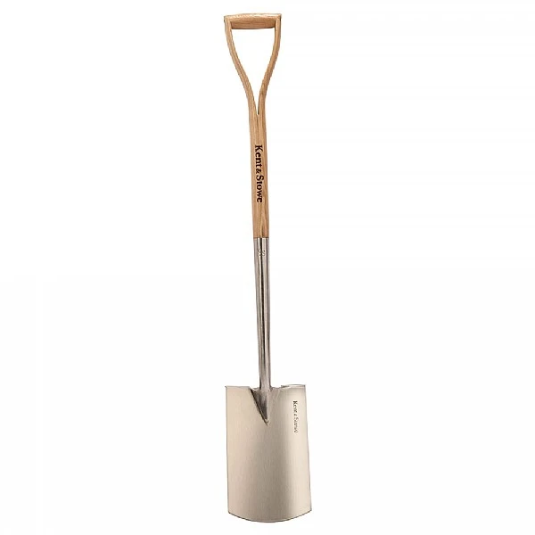 Kent & Stowe Stainless Steel Digging Spade 1 Kent & Stowe Stainless Steel Digging Spade