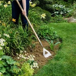 Kent & Stowe Stainless Steel Long Handled Dutch Hoe 5 Kent & Stowe Stainless Steel Long Handled Dutch Hoe -Chic Outdoor Garden 1031058 2