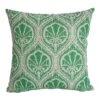 Bramblecrest Teal Motif Square Scatter Cushion