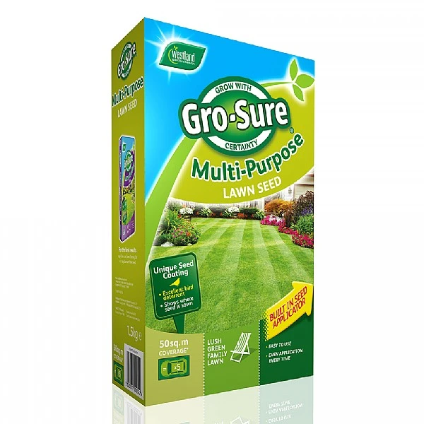 Westland Gro-Sure Multi Purpose Lawn Seed 50m2 1 Westland Gro-Sure Multi Purpose Lawn Seed 50m2