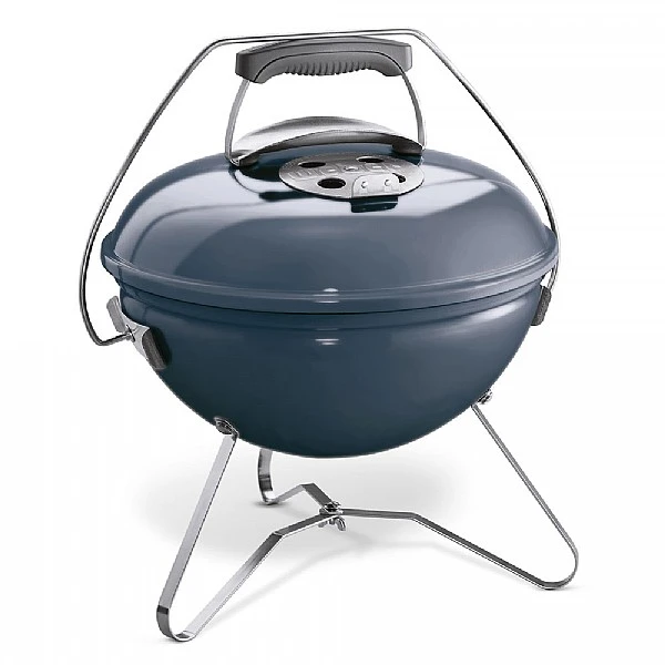 Weber Smokey Joe Premium Charcoal BBQ Slate Blue 1 Weber Smokey Joe Premium Charcoal BBQ Slate Blue