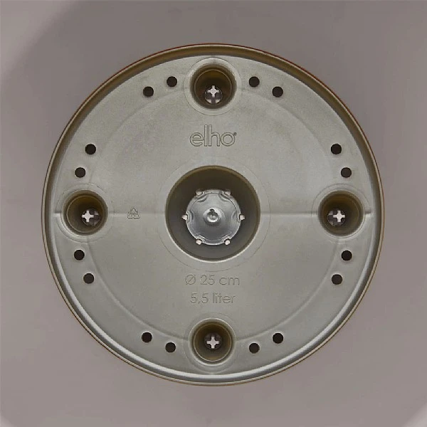 Elho Loft Urban Round Planter 30cm Warm Grey 3 Elho Loft Urban Round Planter 30cm Warm Grey - Image 3